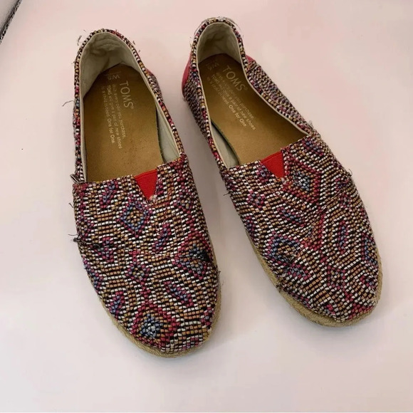 Toms Woven Flats - Picture 5 of 8
